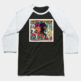 Four Horsemen of the Apocalypse - Front Baseball T-Shirt